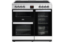 Belling Cookcentre 90E Electric Range Cooker-Stainless Steel